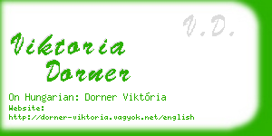 viktoria dorner business card